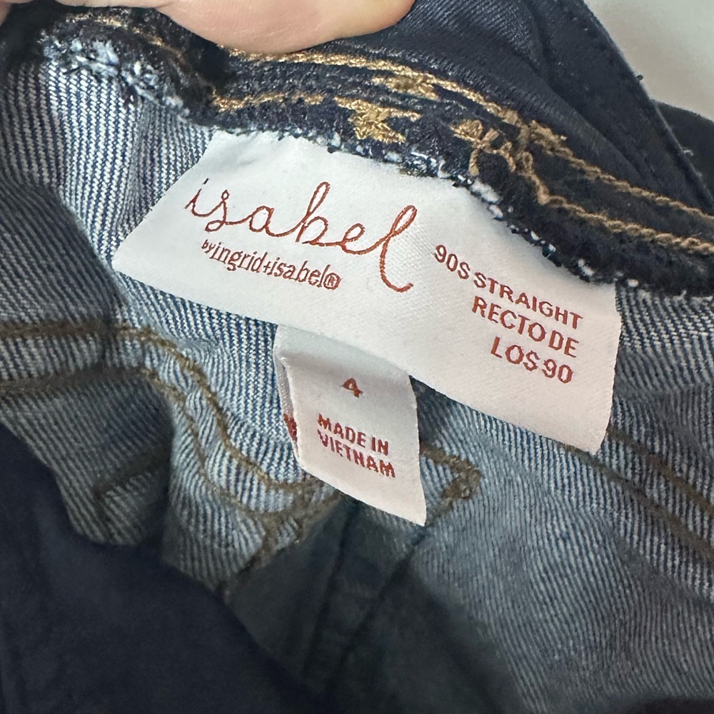 Isabel Maternity High Rise Blue Jeans - Picture 3 of 3